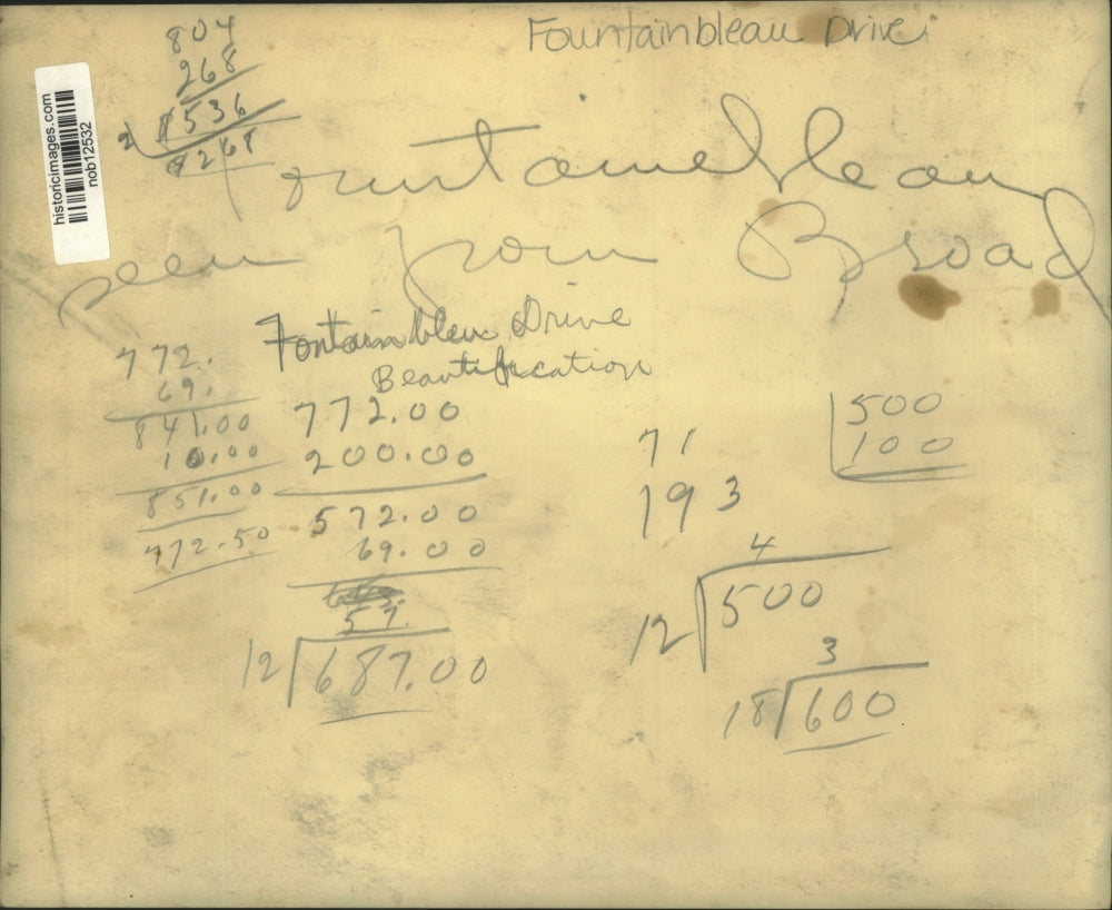 Press Photo Beautification project for Fontainbleau Drive - nob12532