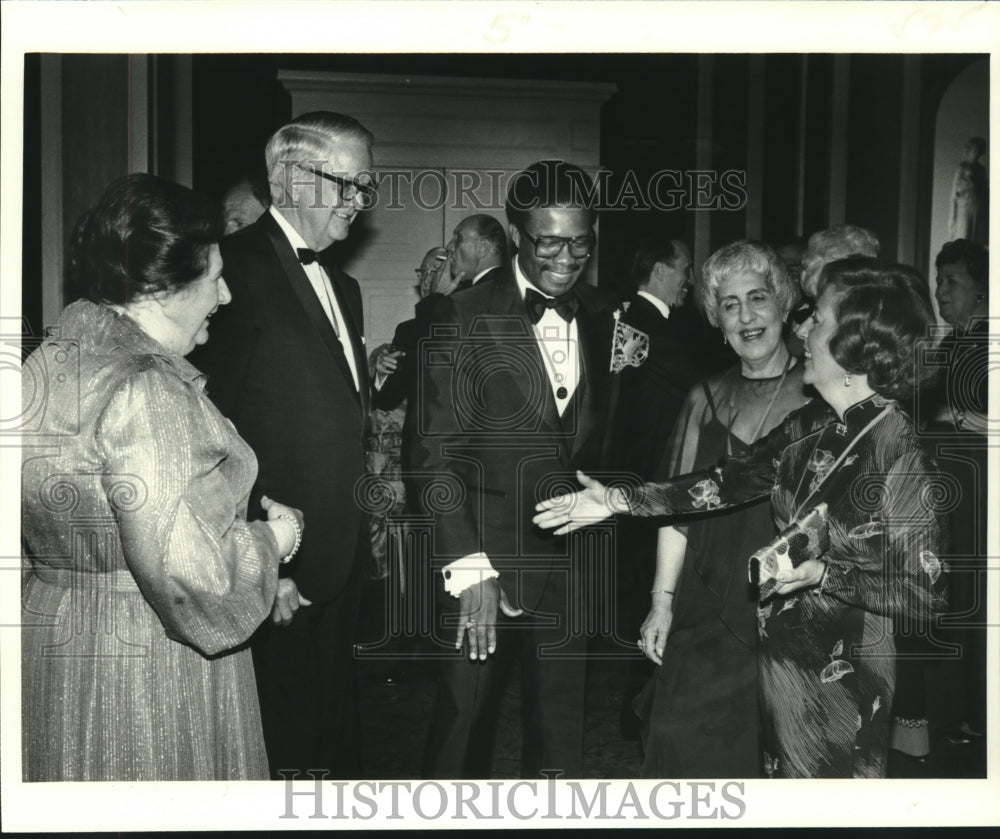 1979 Press Photo Lucille Blum, Richard Freeman and others at the Friday gala- Historic Images