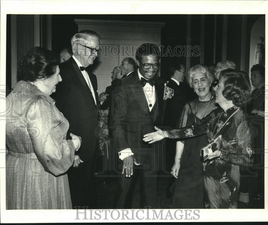 1979 Press Photo Lucille Blum, Richard Freeman and others at the Friday gala- Historic Images