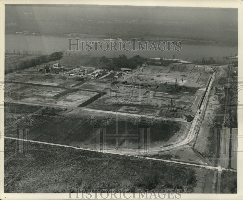 Press Photo Aerial view of Cuban-American Nickle - nob12659