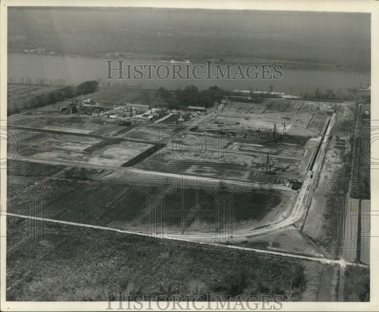 Press Photo Aerial view of Cuban-American Nickle - nob12659