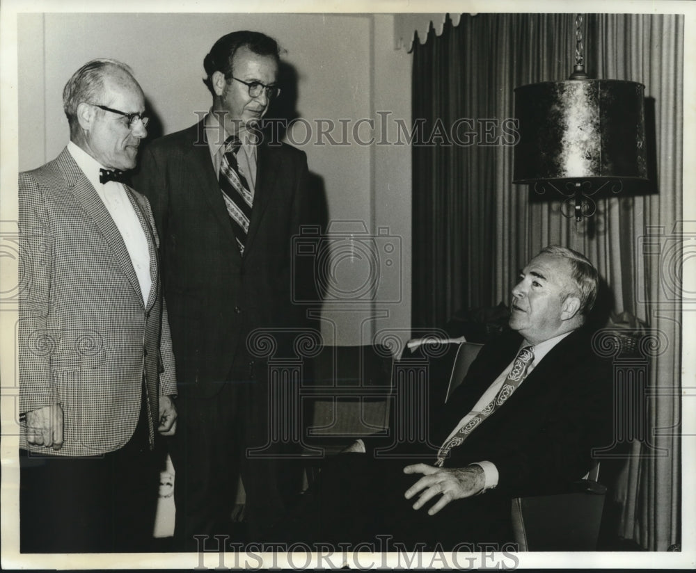 1971 Press Photo Doctors Ben Freedman, John Neill and John Hanlon at conference- Historic Images