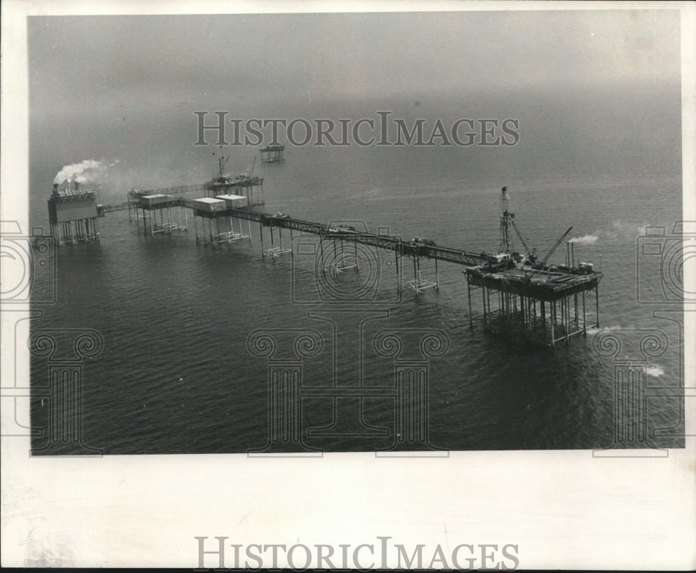 1968 Press Photo Caminada, Freeport&#39;s second offshore mine, New Orleans