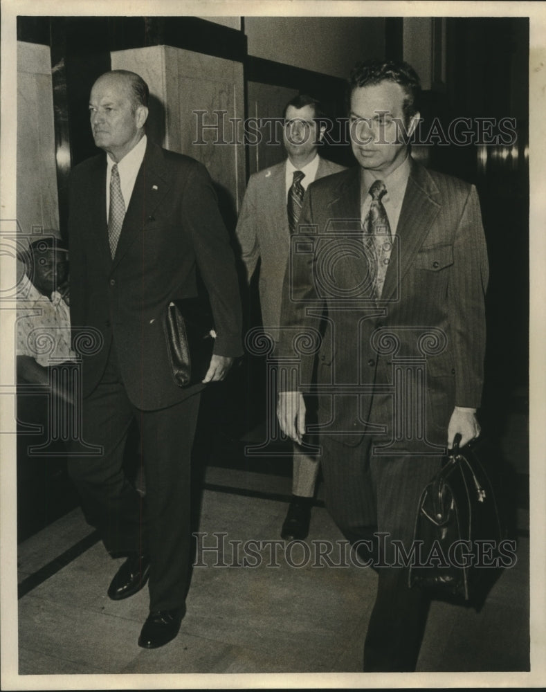 1972 Press Photo Gerald Gallinghouse, McMohon, and John Wall- Historic Images