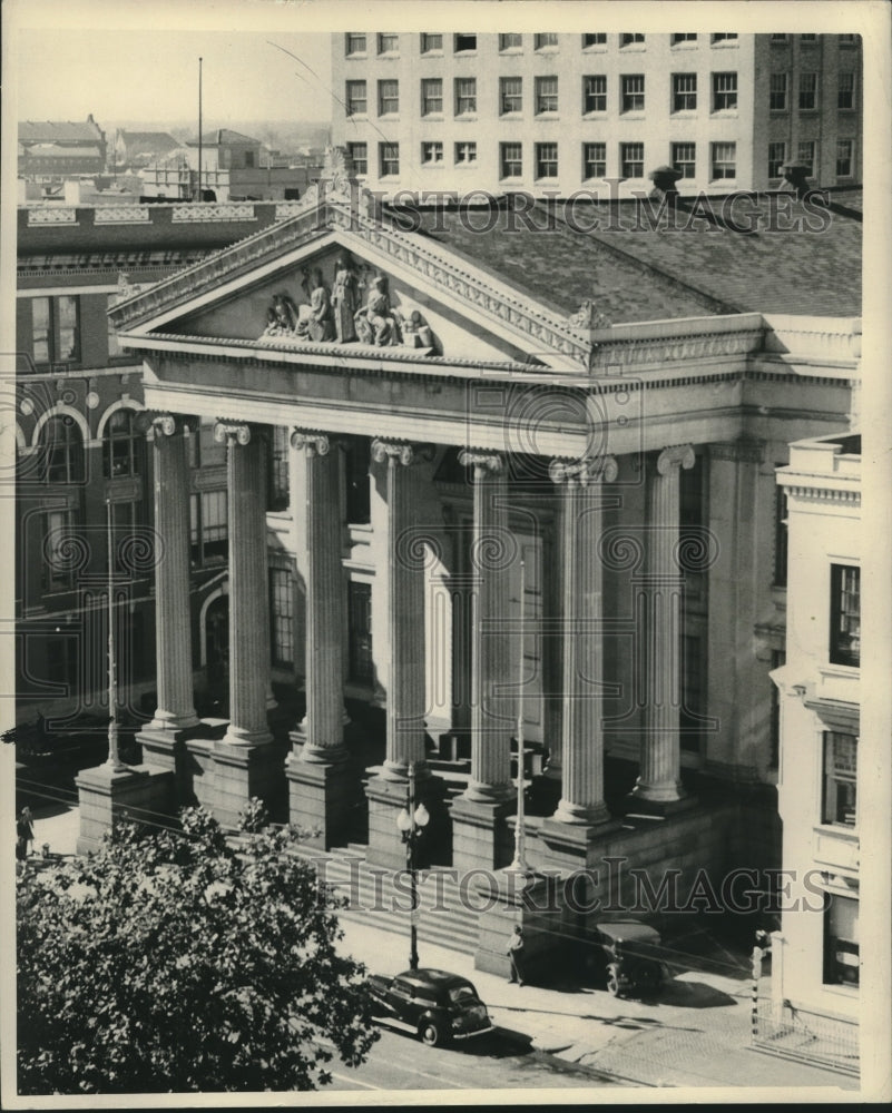  Press Photo Exterior view of Gallier Hall- Historic Images