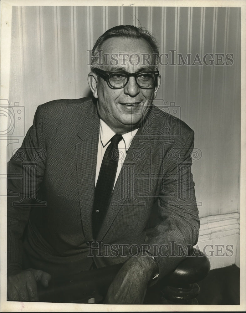 1969 Press Photo M. G. Frey, president of New Orleans Geological Society.- Historic Images