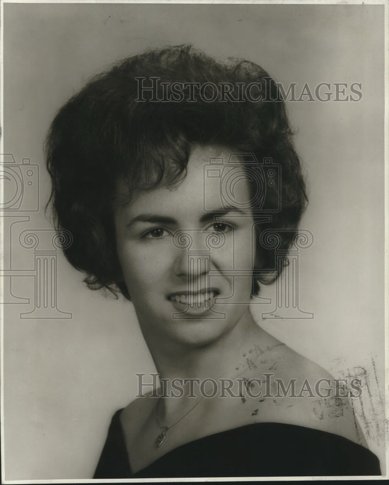 1963 Press Photo Peggy Anne Fitzgerald - nob13385