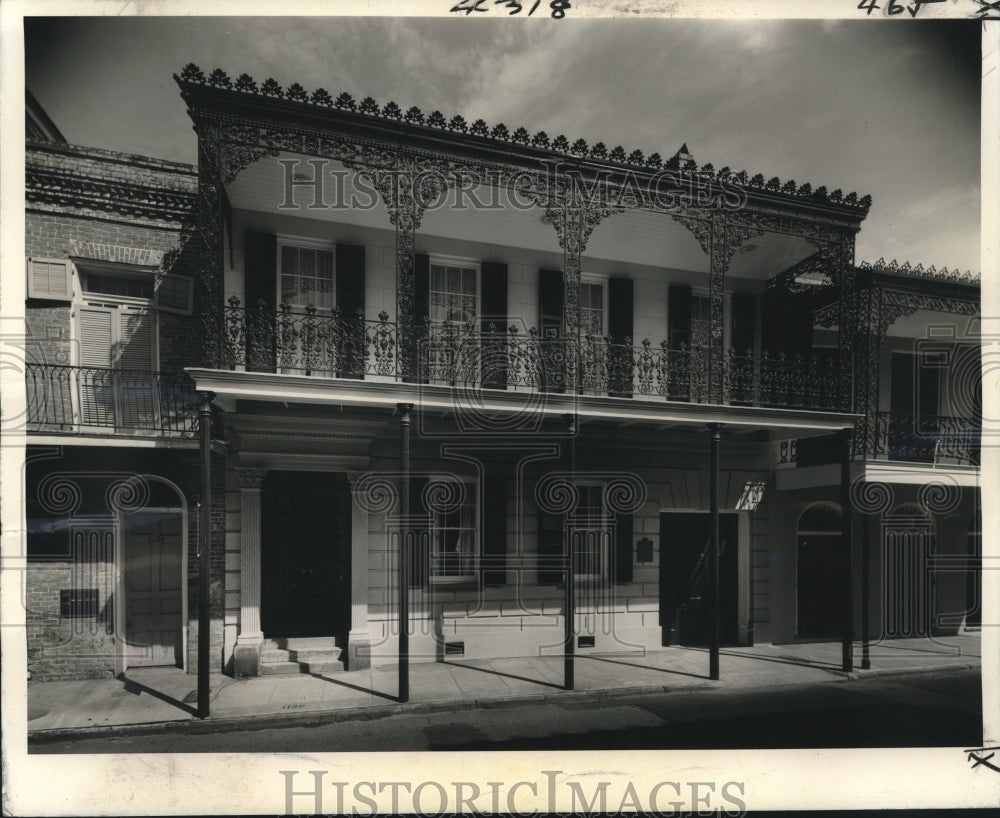 1971 Press Photo Gallier House, home of noted architect James Gallier Jr.