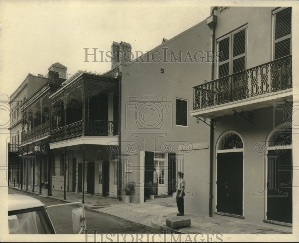 1971 Press Photo Exterior view of Gallier House. - nob13620