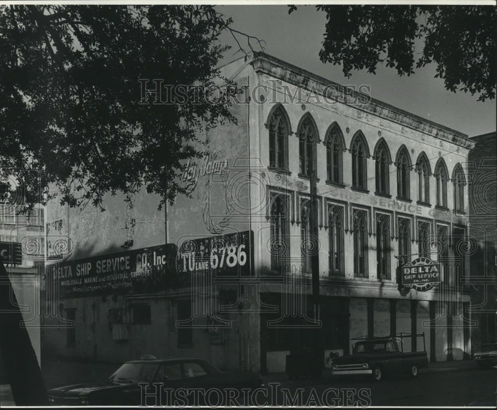 1972 Press Photo Delta Ship Service at 923 Techopitoulas Street, New Orleans- Historic Images