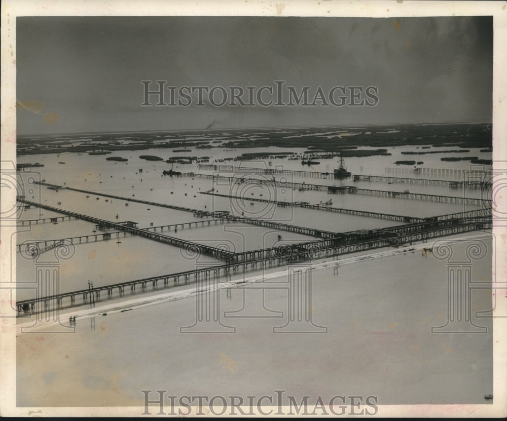 1961 Press Photo Freeport Sulphur Company&#39;s Garden Island Bay plant - nob13670