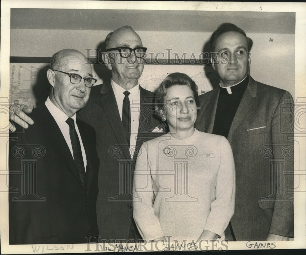 1968 Press Photo Officers of Federation of Churches - nob13803