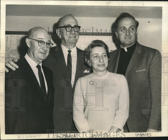 1968 Press Photo Officers of Federation of Churches - nob13803