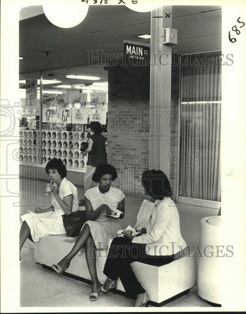 1979 Press Photo The Main Street in Metairie inside the Lakeside Shopping Center- Historic Images