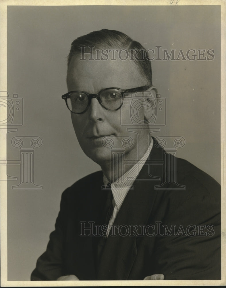 1954 Press Photo George S. Frierson, Jr., President of Frierson GMC Truck Co.- Historic Images