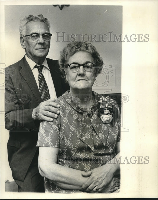 1974 Press Photo Mr. & Mrs. Frank J. Gagliano Celebrate 50th Wedding Anniversary- Historic Images