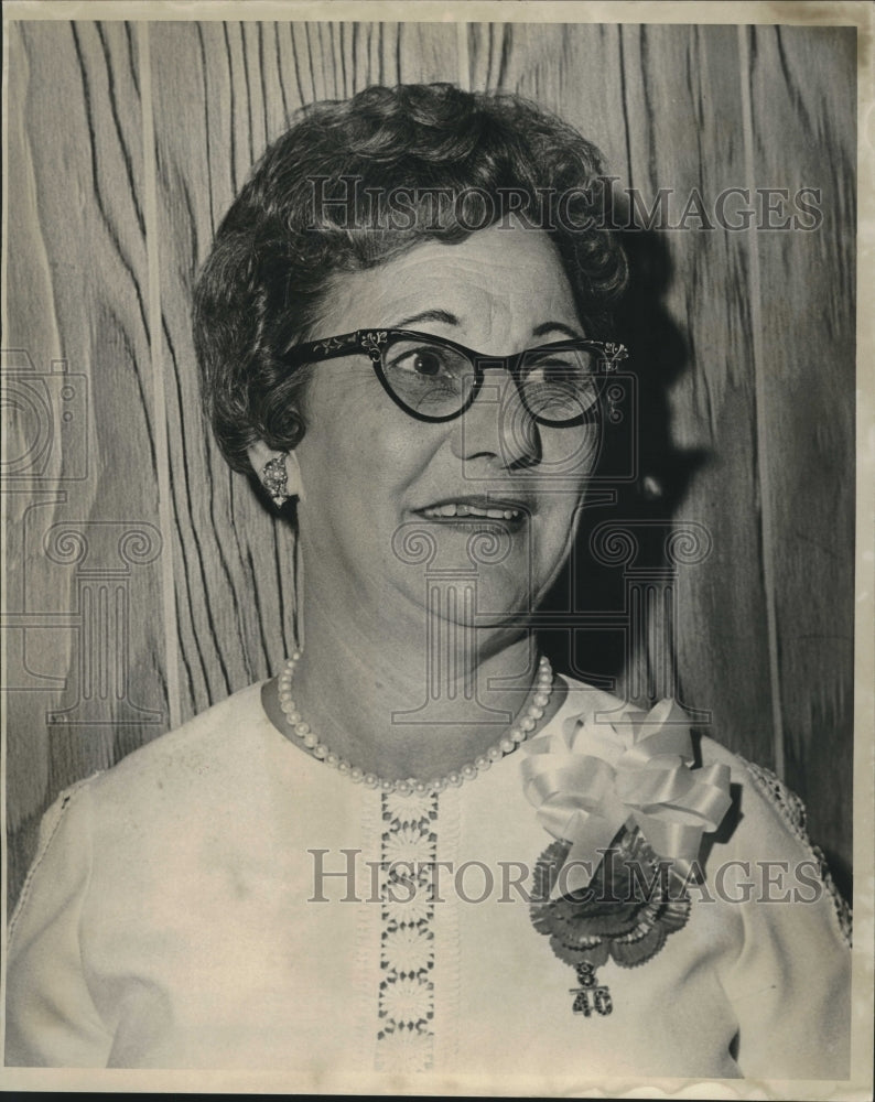 1969 Press Photo Mrs. Eva Fuselier - Le Petit Chapeau, New Orleans - nob14893