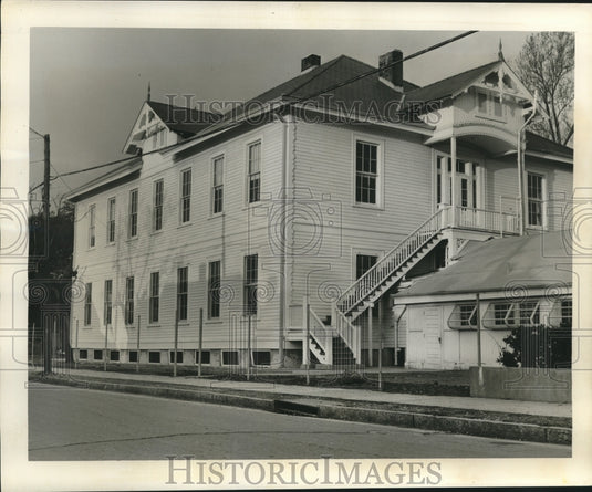 1956 Press Photo Exterior view of McDonogh