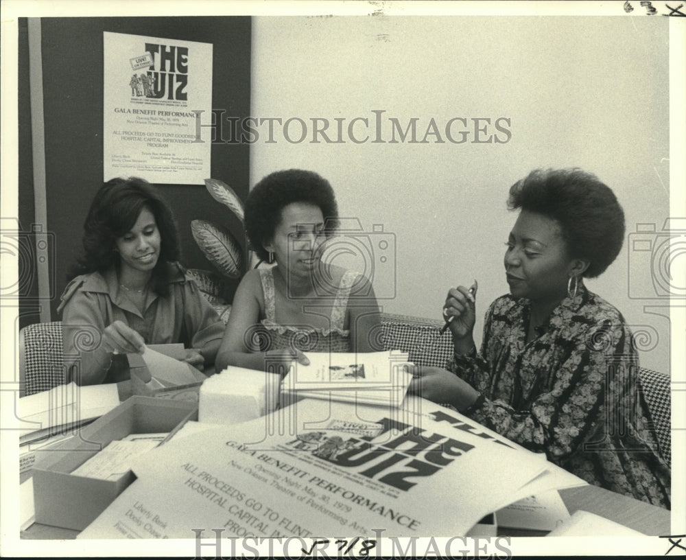 1979 Press Photo Friends of Flint-Goodridge Hospitals, Inc. sponsoring gala- Historic Images