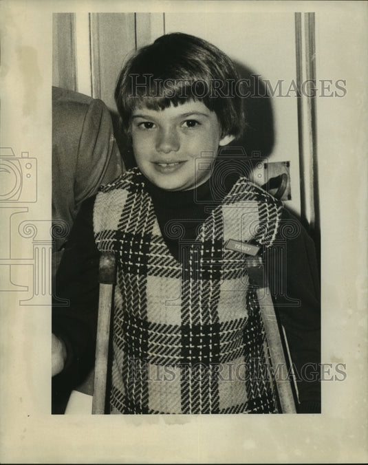1970 Press Photo Theresa Gauther, 1971 Poster Girl during Easter Seal Luncheon
