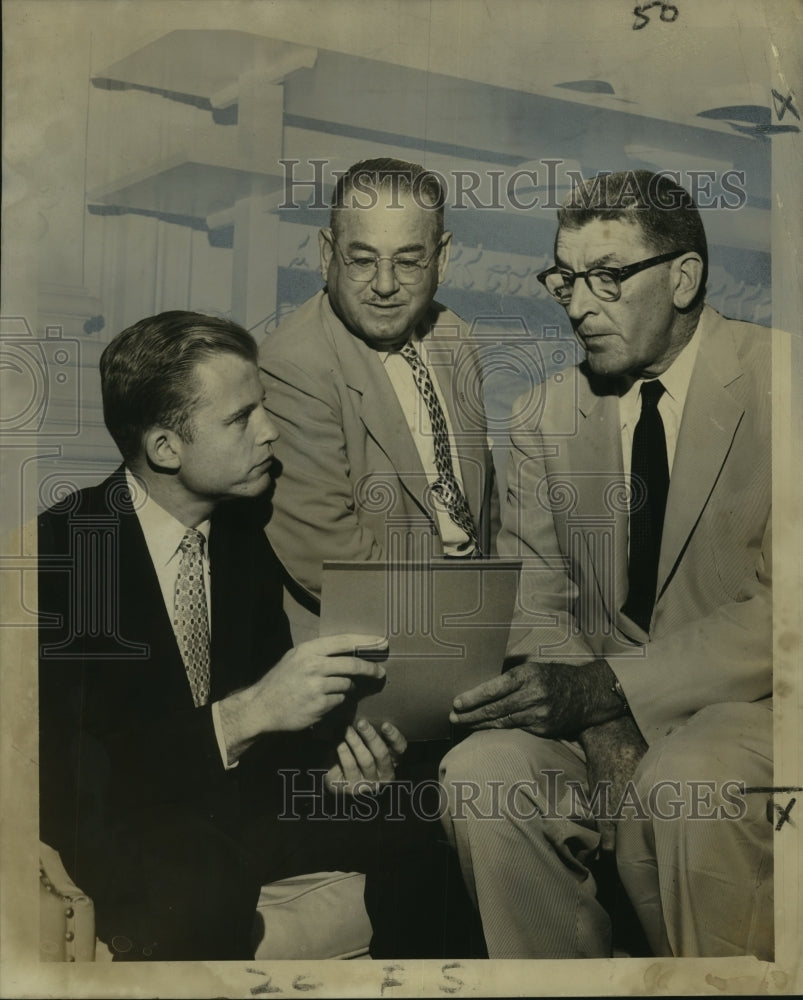 1955 Press Photo American Public Works Association New Orleans new officers - Historic Images