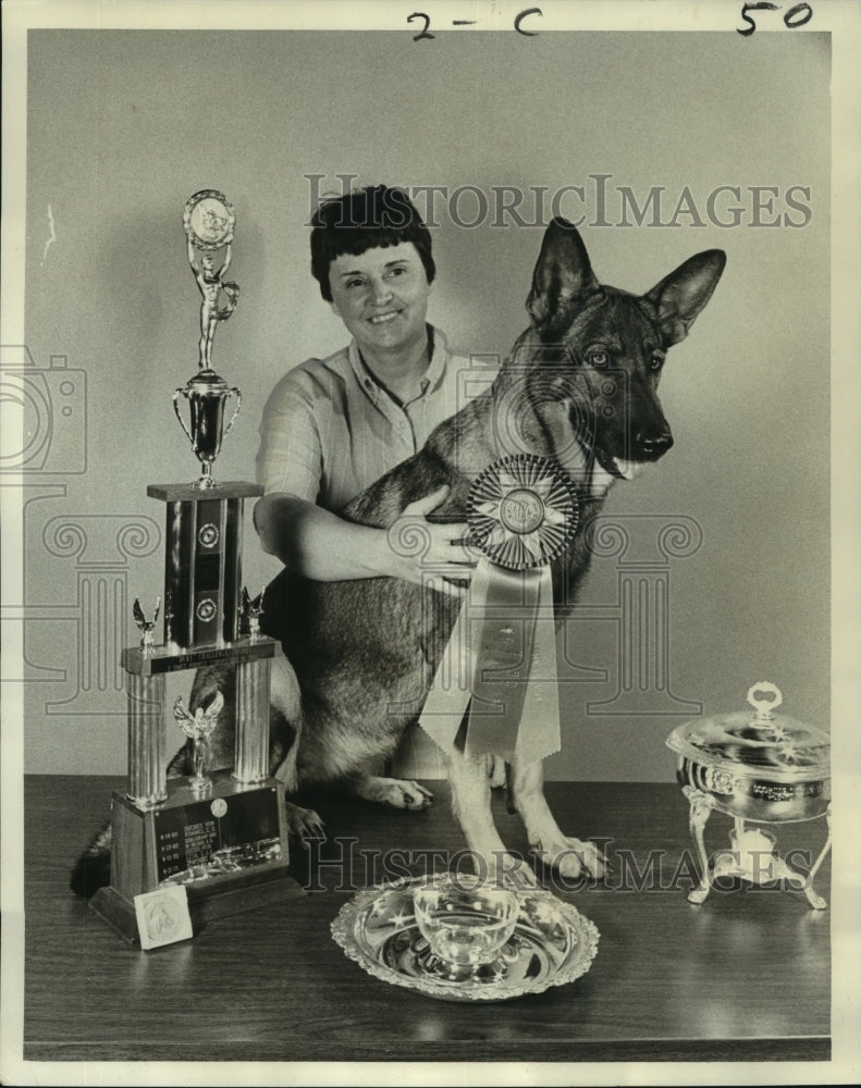 1972 Press Photo Greater New Orleans German Shepherd Dog Training Club Inc.- Historic Images