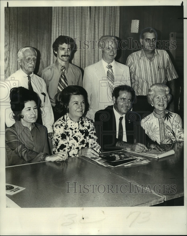 1972 Press Photo Gretna Historical Society chose officers last night.- Historic Images