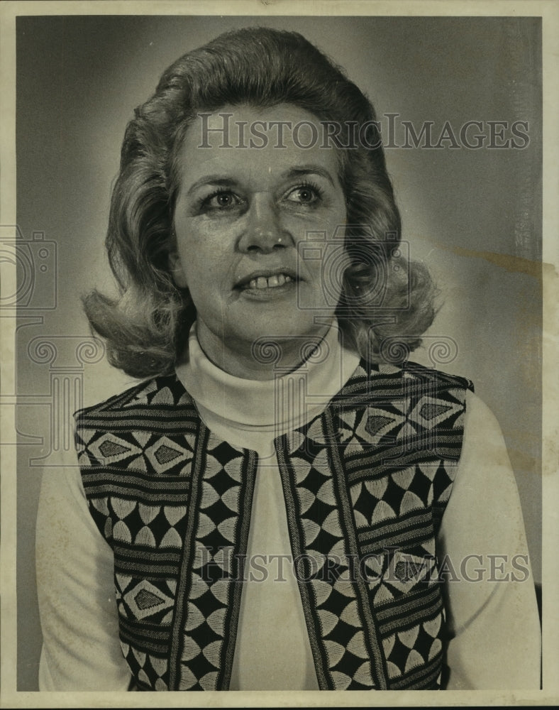 1971 Press Photo Evelyn J. Garic, National Association of Women in Construction