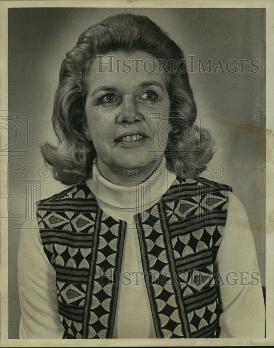 1971 Press Photo Evelyn J. Garic, National Association of Women in Construction