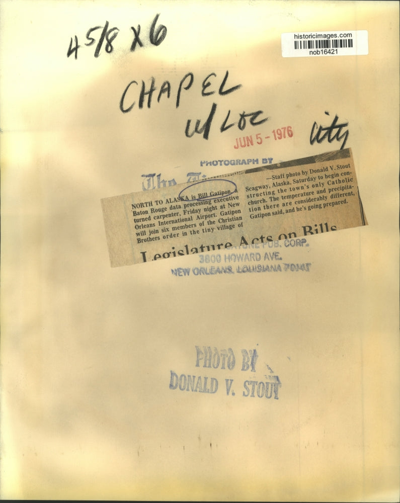 1976 Press Photo Baton Rouge data processing executive Bill Gatipon - nob16421