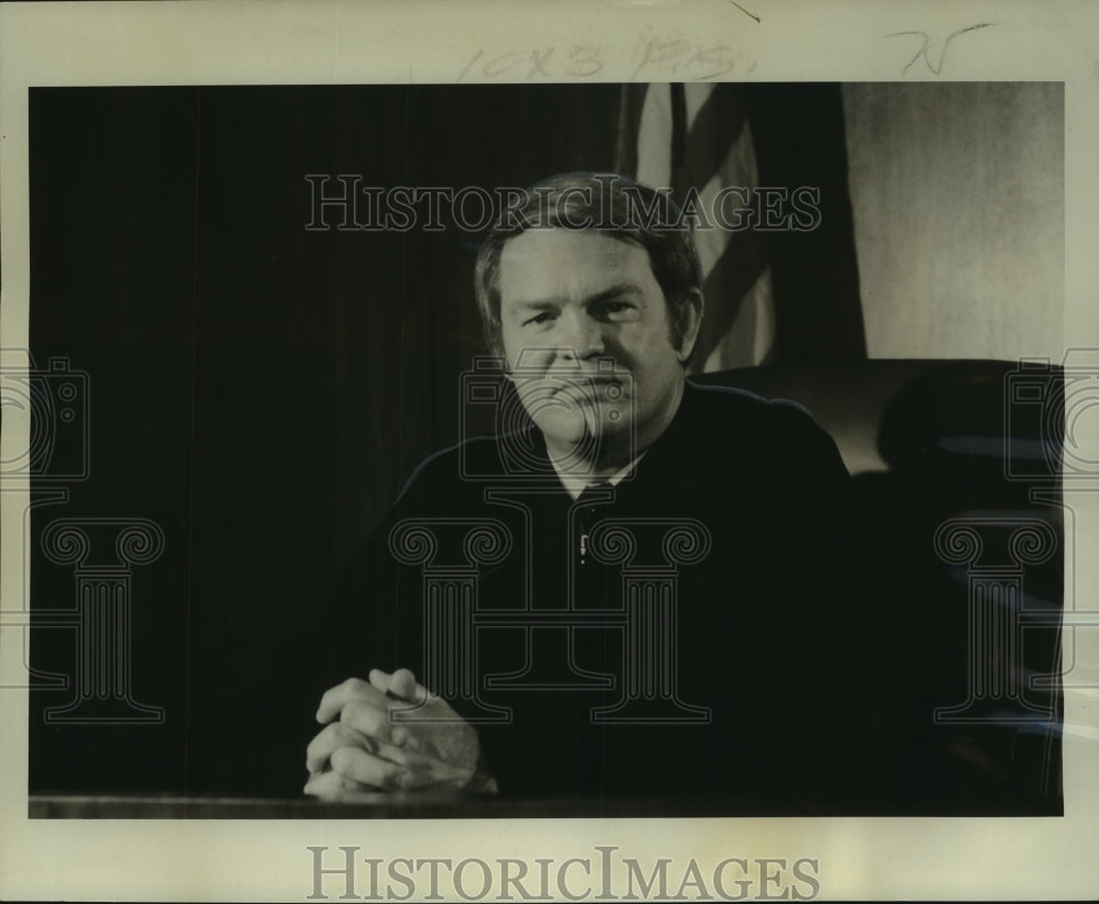 1974 Press Photo Judge H. Charles Gaudin of the 24th Judicial District Court- Historic Images