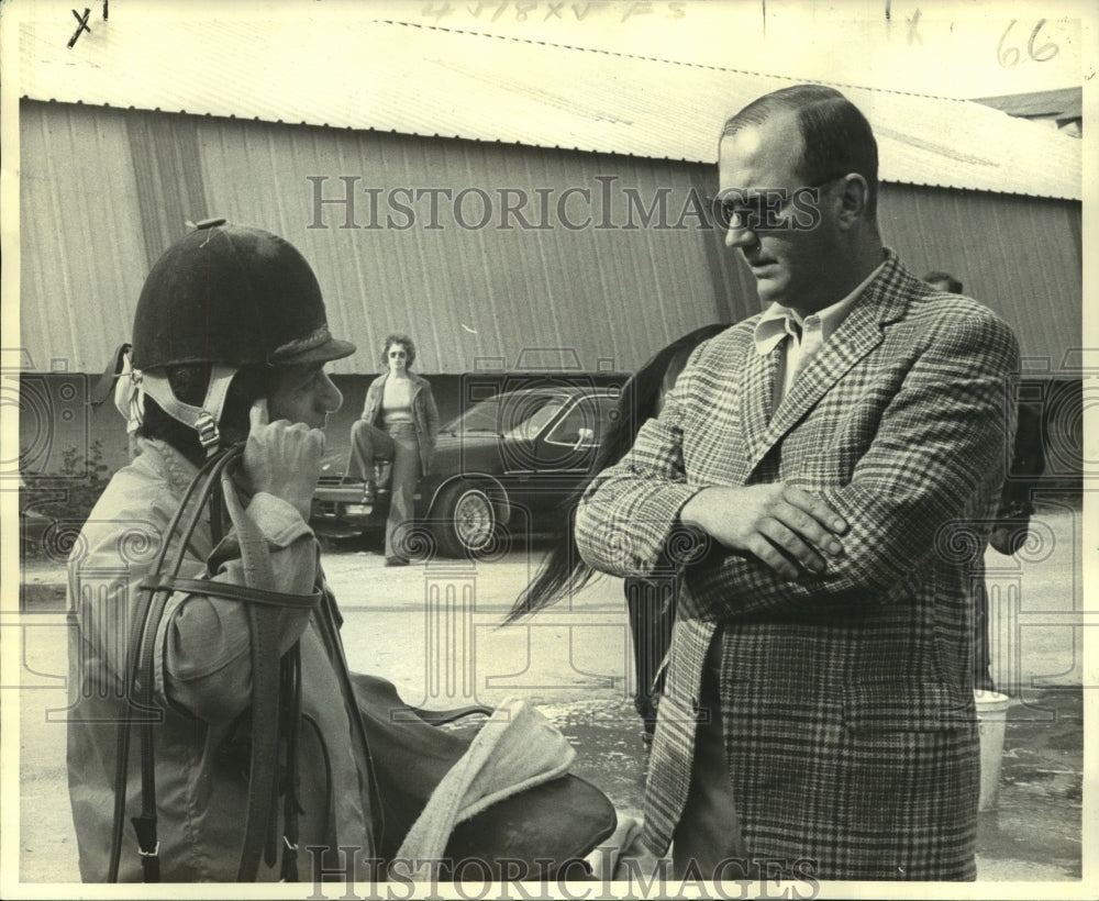 1970 Press Photo Fairgrounds-Trainer Jack Gaver with Jockey Heliodoro Gustines- Historic Images