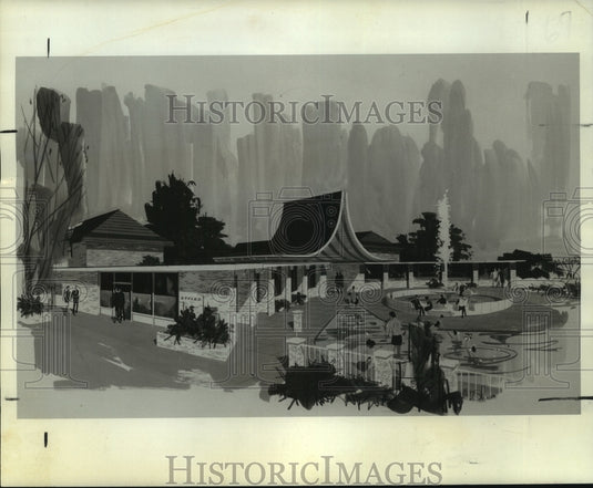 1965 Press Photo Gatehouse Apartments, will soon have its community center.