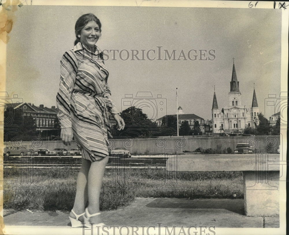 1975 Press Photo Lynda Friedman, Vieux Carre Commissions first woman director- Historic Images