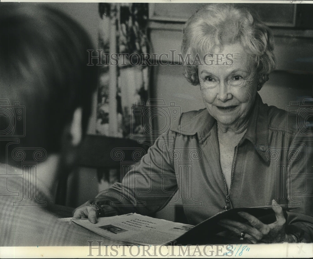 1976 Press Photo Gertrude Gardner, president, Real Estate Board of New Orleans - Historic Images