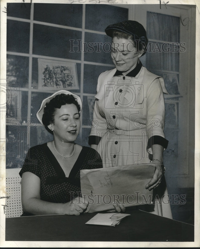 1955 Press Photo New Orleans National Women&#39;s Committee of Brandeis University- Historic Images