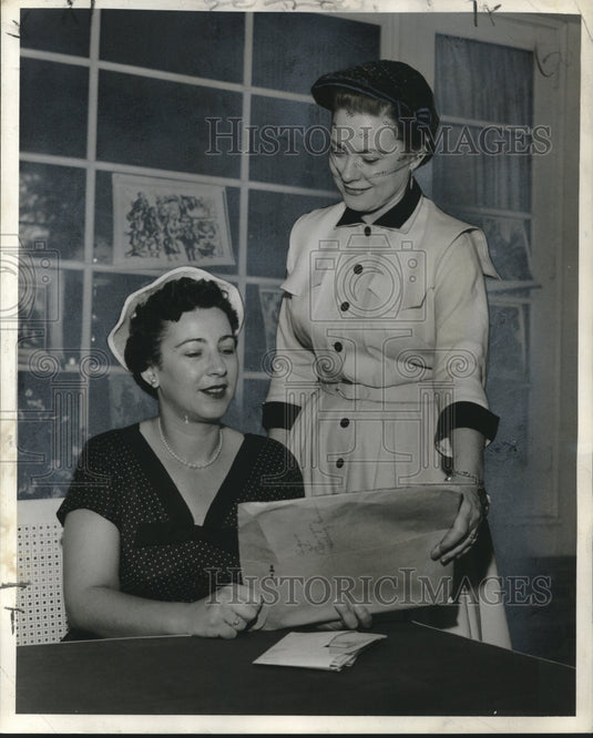 1955 Press Photo New Orleans National Women's Committee of Brandeis University- Historic Images
