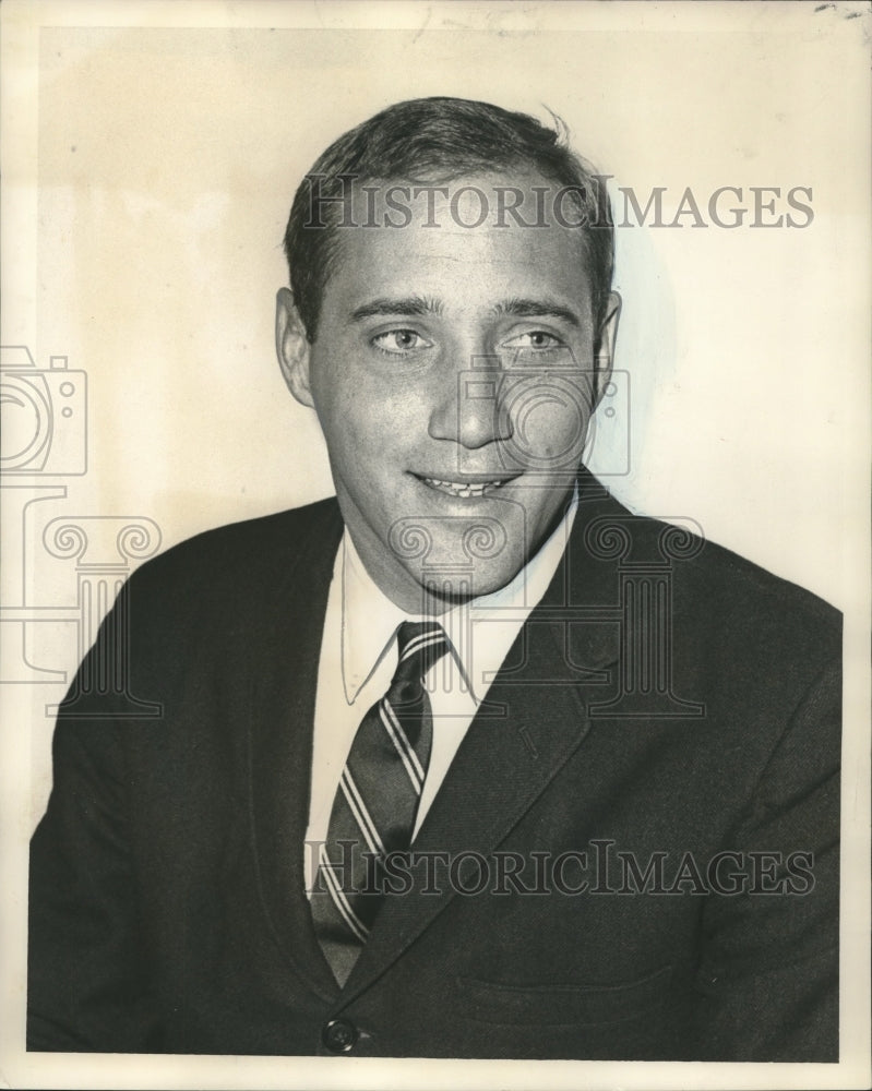 1967 Press Photo G. S. &quot;Buddy&quot; Friedrichs, Jr., Athlete of the Year - nob18800