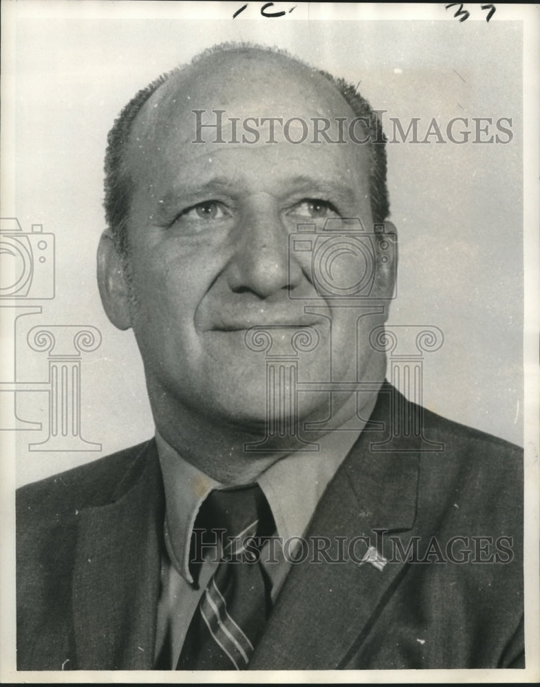 1971 Press Photo State Rep Donald Fortier, Director of Athletics Delgado College- Historic Images