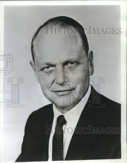 1968 Press Photo Harold Gray new Chairman & Chief Executive of Pan World Airways