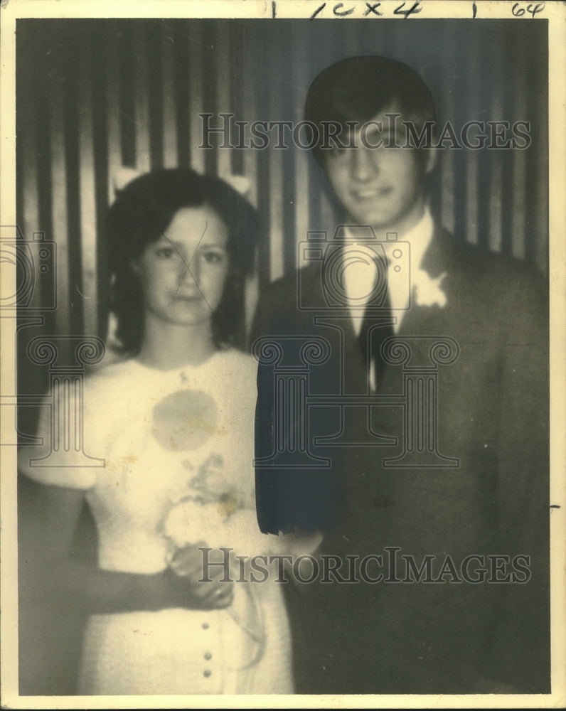  Press Photo Byron Walter Goss and his bride- Historic Images