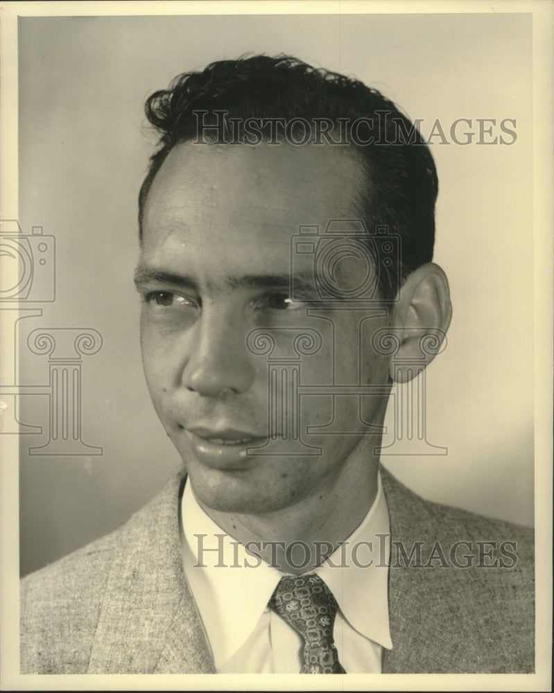 1958 Press Photo Dr. J.E. Froehlich, Jet Propulsion Laboratories, California