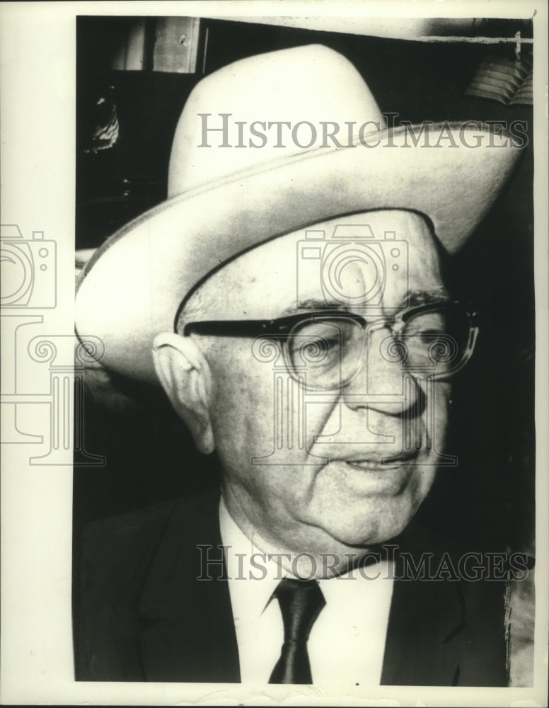 1963 Press Photo Will Fritz, police captain and Chief of Dallas Homicide Bureau- Historic Images