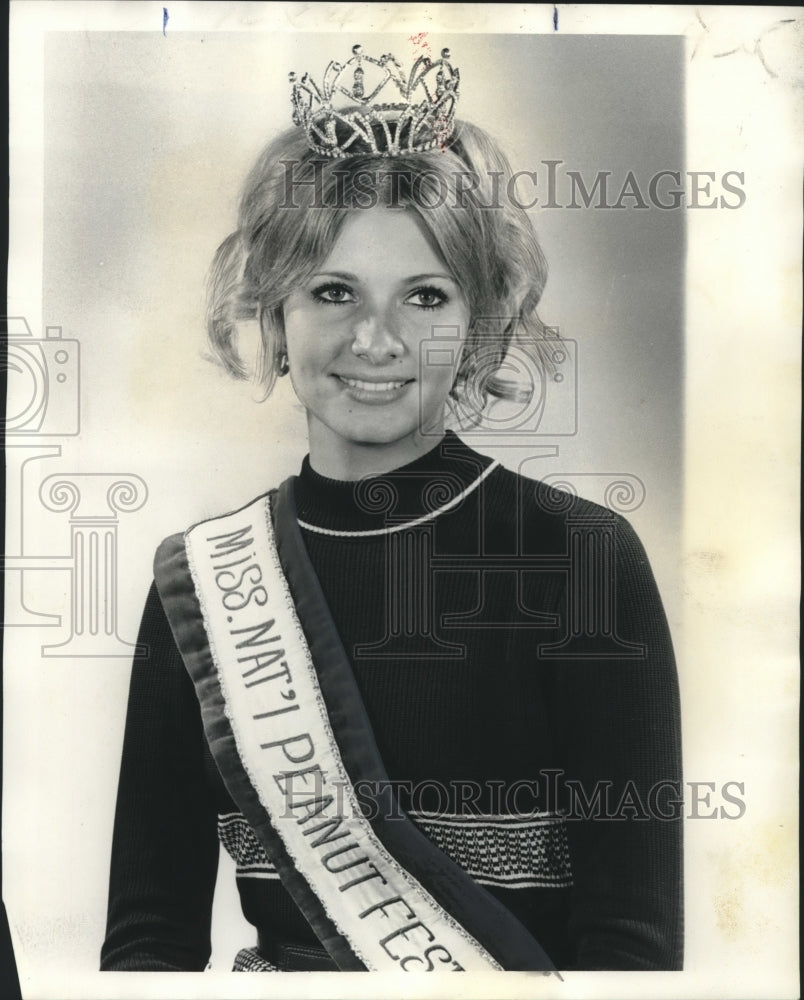 1974 Press Photo Pamela Renee Flowers, Miss National Peanut Festival Queen