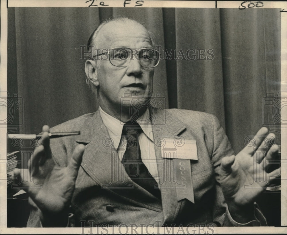 1972 Press Photo American Sociological Pres. Dr. William Good at Marriott Hotel
