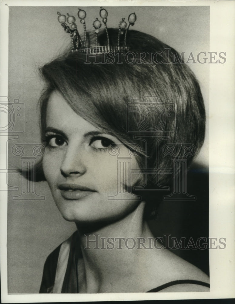 1964 Press Photo Anne Georgel, Miss France represent her country at Palm Beach
