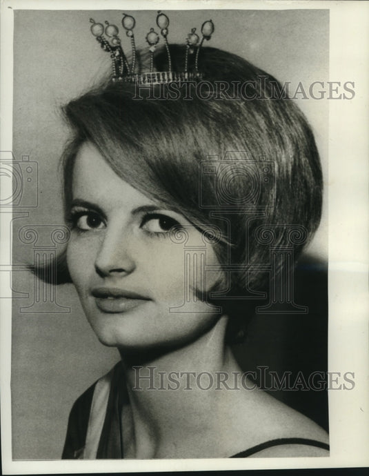 1964 Press Photo Anne Georgel, Miss France represent her country at Palm Beach