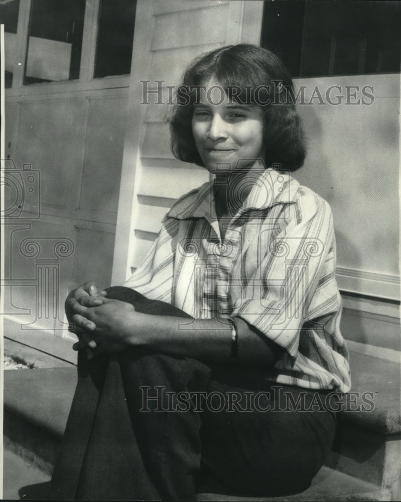 1976 Press Photo Good Provider - Paula Campbell, 4-H winner from Kaplan- Historic Images