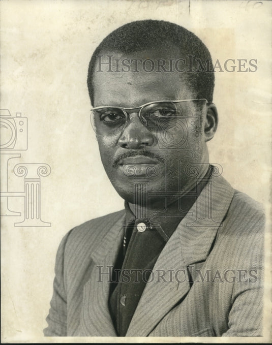 1973 Press Photo Gabriel-Jacques Gomis visits from Senegal - Historic Images