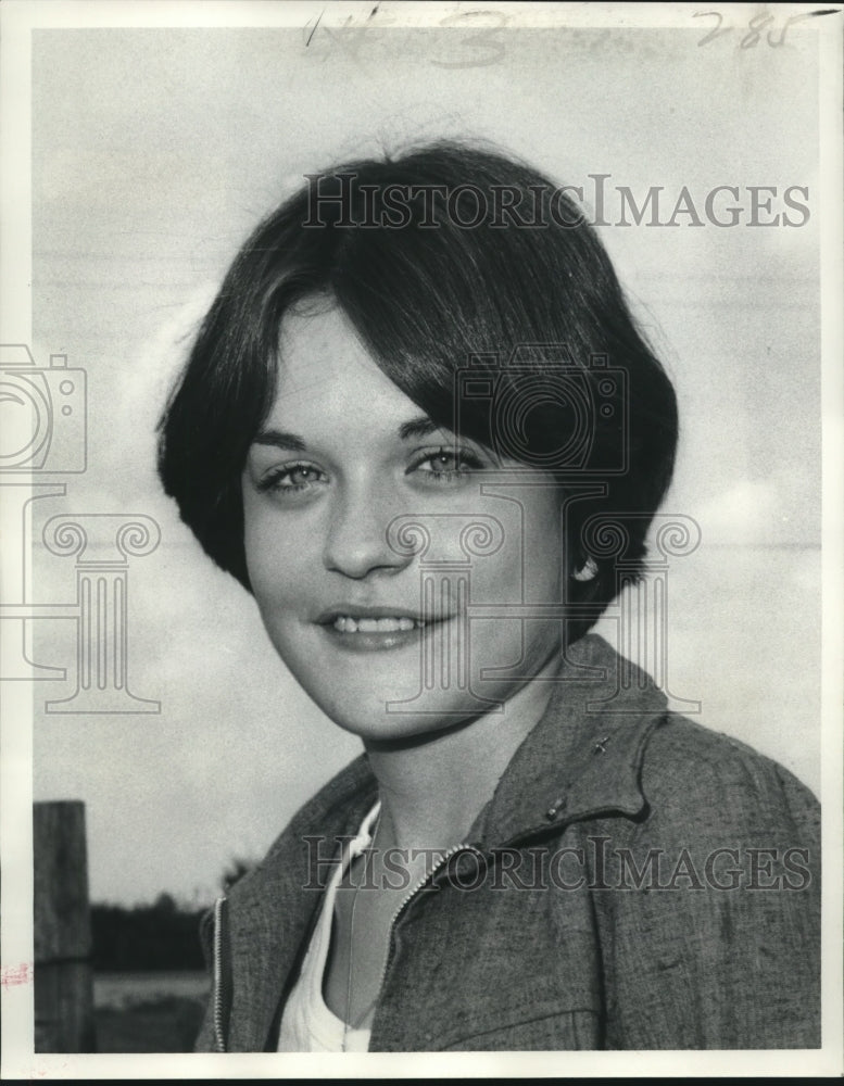 1978 Press Photo Third place district winner, Karen Pousson, 14, Acadia Parish- Historic Images